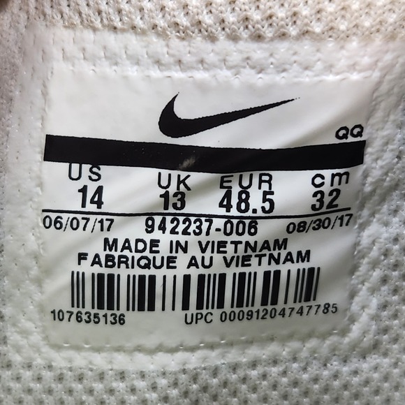 Nike SB Delta Force Vulc Bred 942237-006 Black Red Men Sneaker Size 14 - Picture 7 of 8